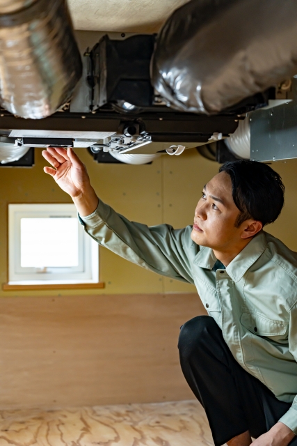 清掃作業中の画像